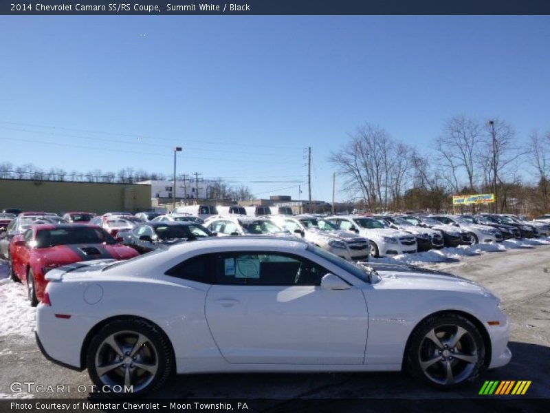 Summit White / Black 2014 Chevrolet Camaro SS/RS Coupe