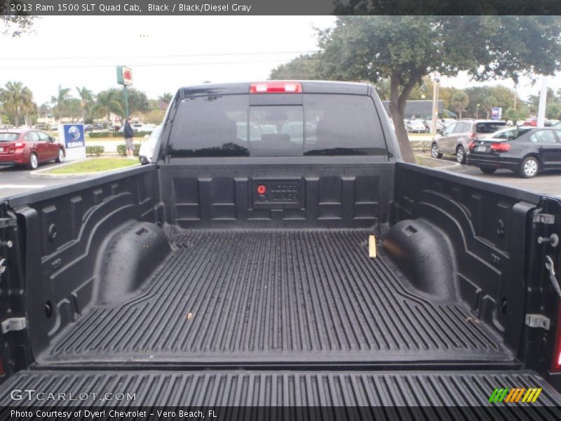 Black / Black/Diesel Gray 2013 Ram 1500 SLT Quad Cab