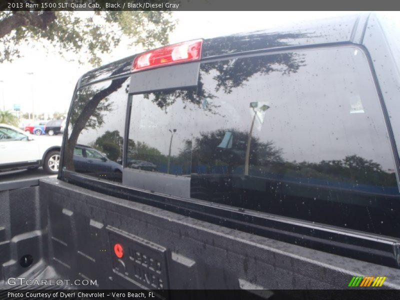 Black / Black/Diesel Gray 2013 Ram 1500 SLT Quad Cab
