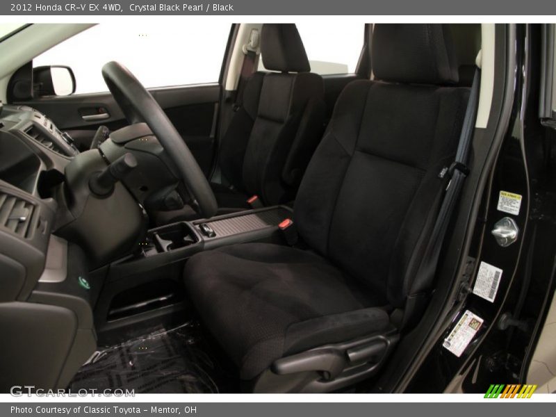Front Seat of 2012 CR-V EX 4WD