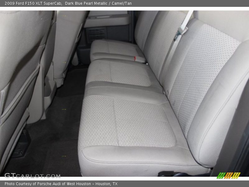 Dark Blue Pearl Metallic / Camel/Tan 2009 Ford F150 XLT SuperCab