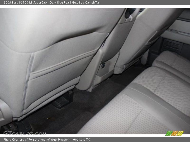 Dark Blue Pearl Metallic / Camel/Tan 2009 Ford F150 XLT SuperCab