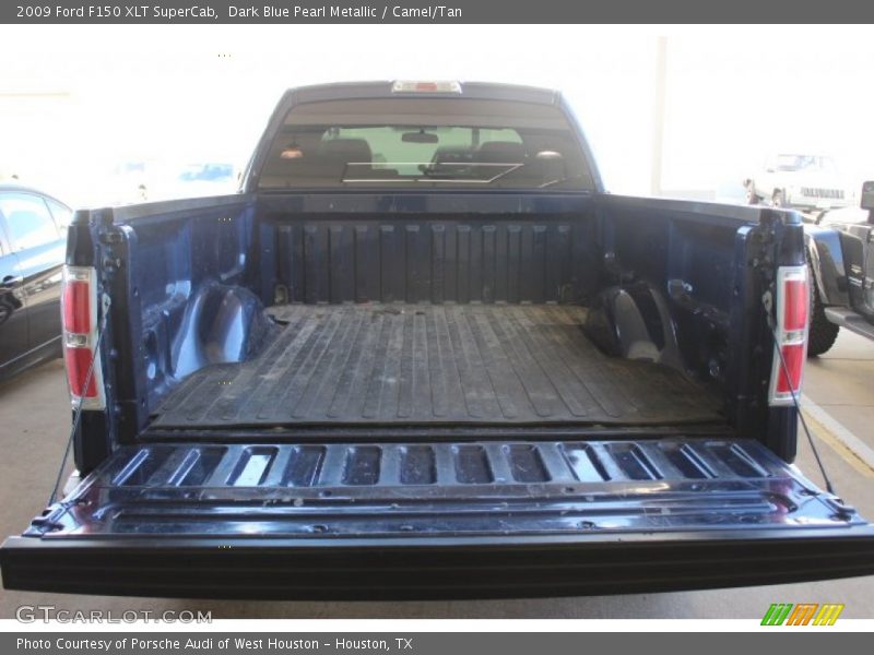 Dark Blue Pearl Metallic / Camel/Tan 2009 Ford F150 XLT SuperCab