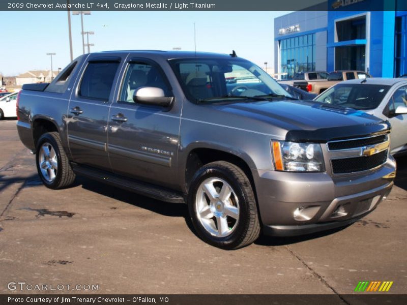 Graystone Metallic / Light Titanium 2009 Chevrolet Avalanche LT 4x4