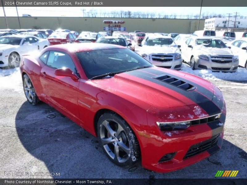 Red Hot / Black 2014 Chevrolet Camaro SS/RS Coupe