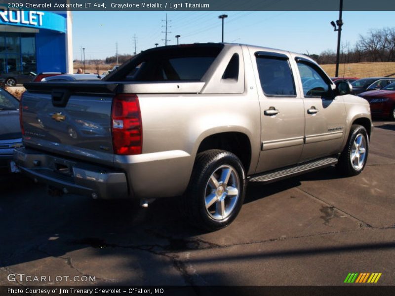 Graystone Metallic / Light Titanium 2009 Chevrolet Avalanche LT 4x4