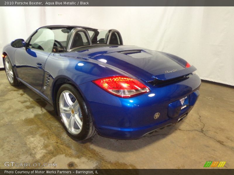 Aqua Blue Metallic / Black 2010 Porsche Boxster