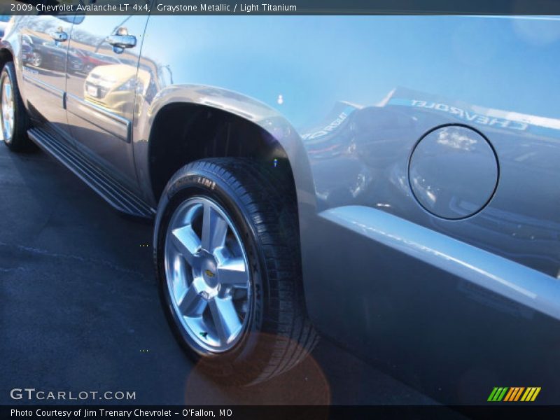 Graystone Metallic / Light Titanium 2009 Chevrolet Avalanche LT 4x4