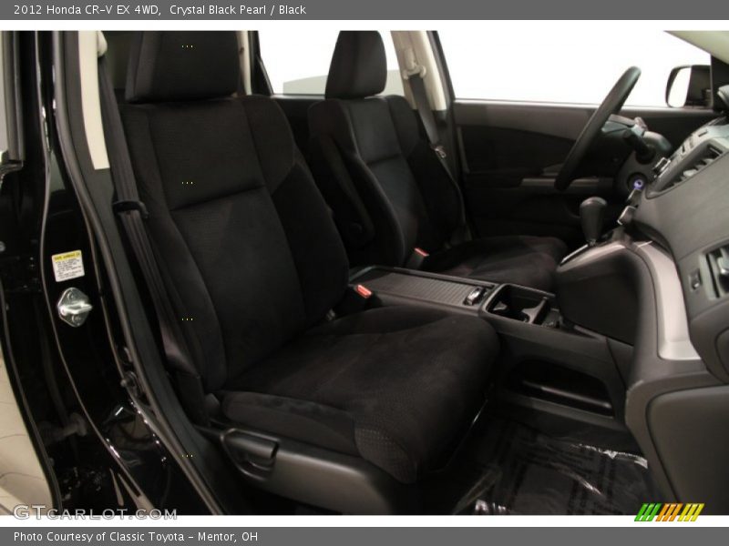 Crystal Black Pearl / Black 2012 Honda CR-V EX 4WD