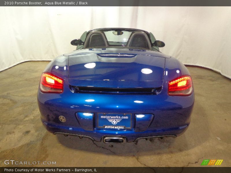 Aqua Blue Metallic / Black 2010 Porsche Boxster