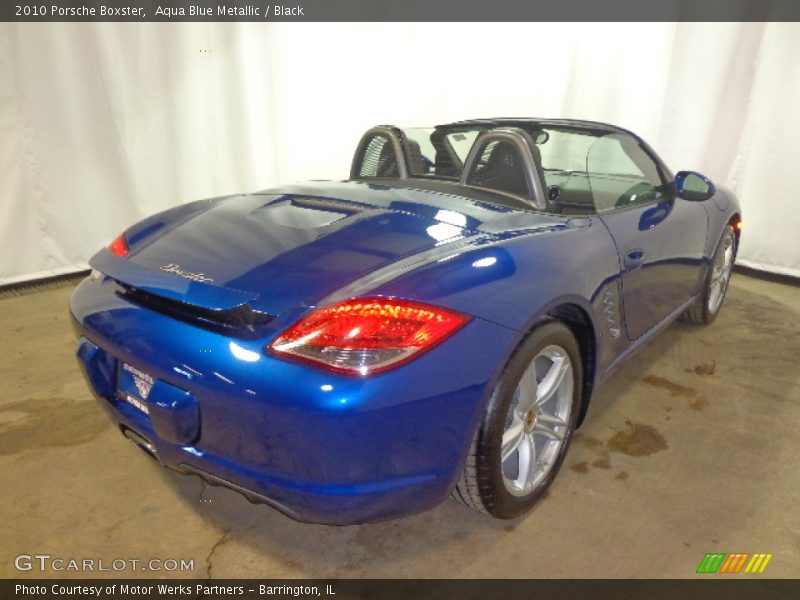 Aqua Blue Metallic / Black 2010 Porsche Boxster