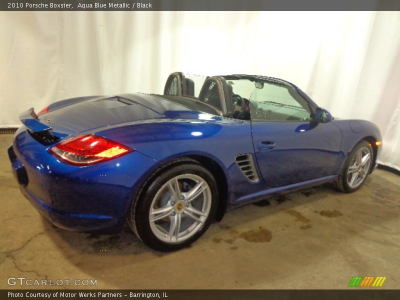 Aqua Blue Metallic / Black 2010 Porsche Boxster