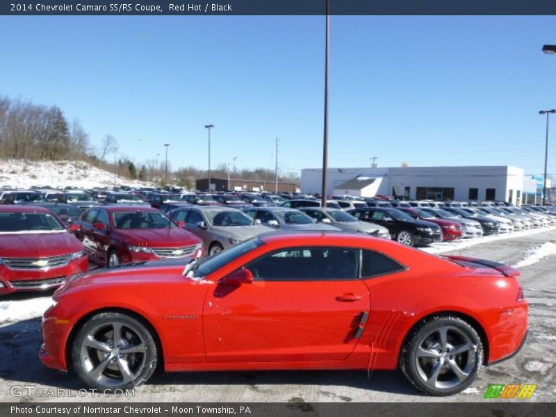 Red Hot / Black 2014 Chevrolet Camaro SS/RS Coupe