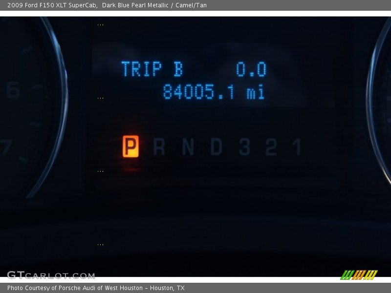 Dark Blue Pearl Metallic / Camel/Tan 2009 Ford F150 XLT SuperCab