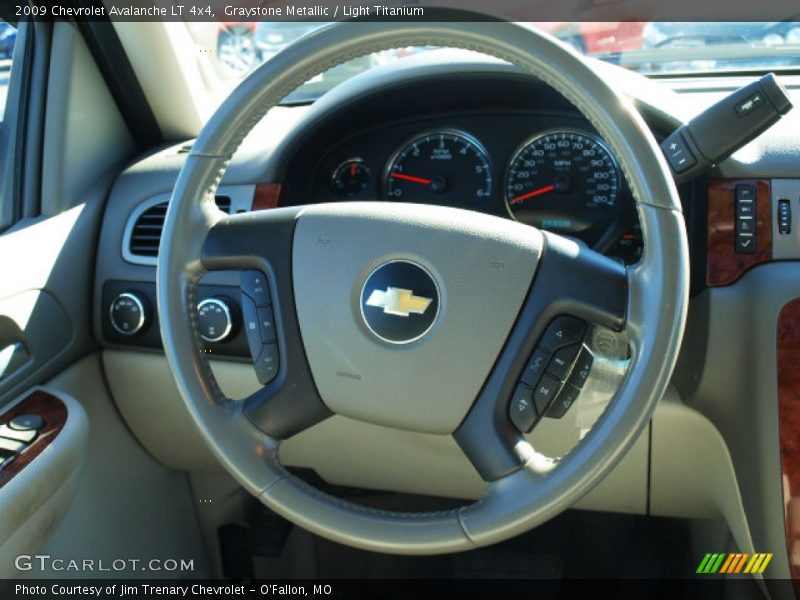 Graystone Metallic / Light Titanium 2009 Chevrolet Avalanche LT 4x4