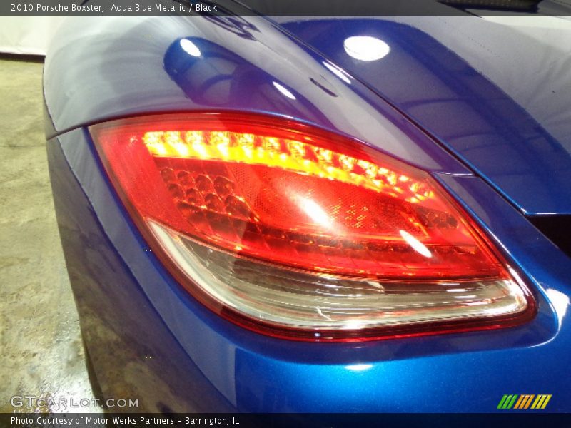 Aqua Blue Metallic / Black 2010 Porsche Boxster