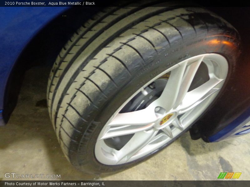 Aqua Blue Metallic / Black 2010 Porsche Boxster