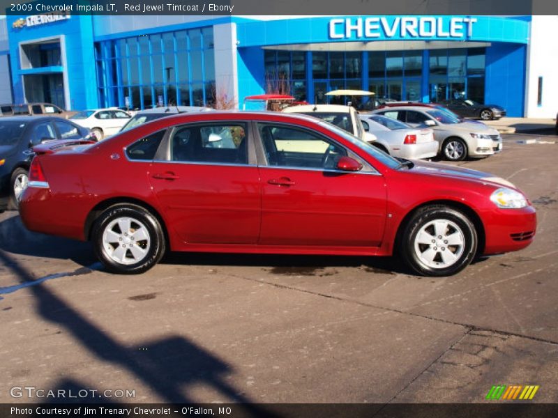 Red Jewel Tintcoat / Ebony 2009 Chevrolet Impala LT