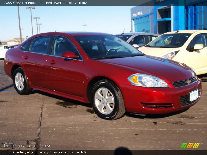 Red Jewel Tintcoat / Ebony 2009 Chevrolet Impala LT
