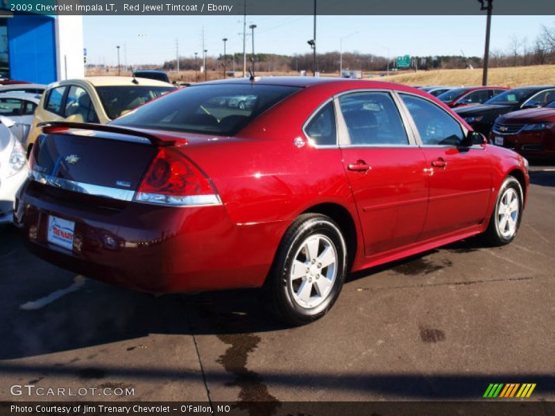Red Jewel Tintcoat / Ebony 2009 Chevrolet Impala LT
