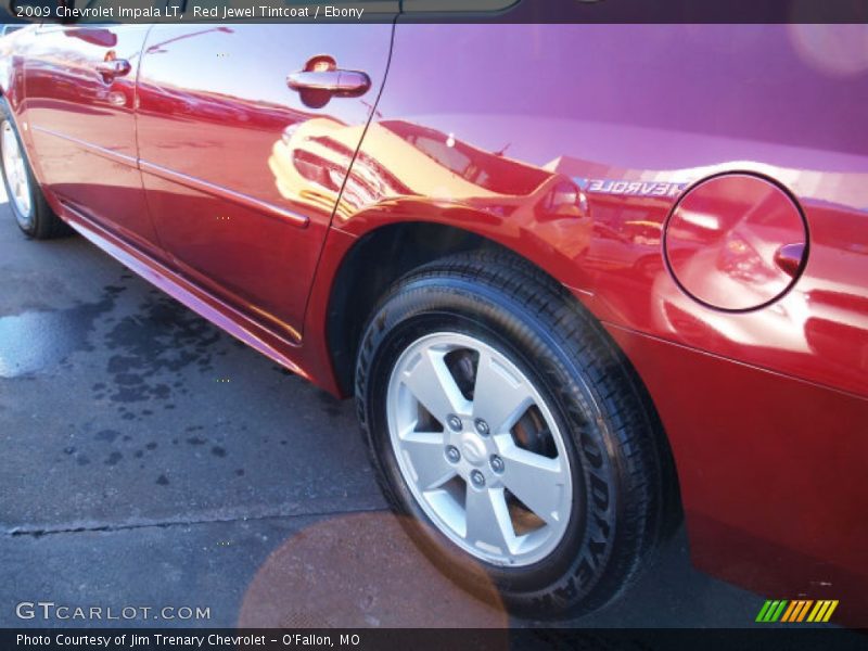 Red Jewel Tintcoat / Ebony 2009 Chevrolet Impala LT