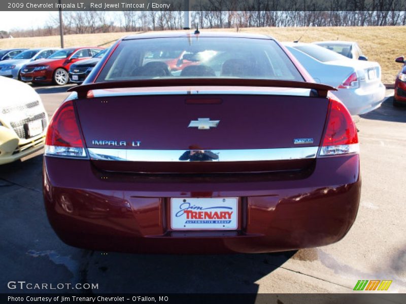 Red Jewel Tintcoat / Ebony 2009 Chevrolet Impala LT