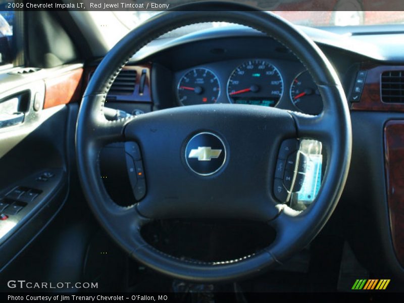 Red Jewel Tintcoat / Ebony 2009 Chevrolet Impala LT