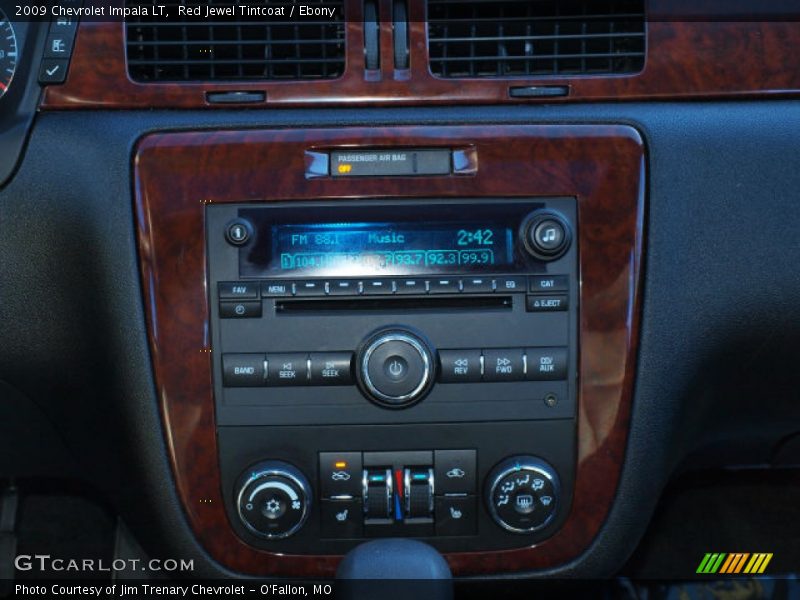 Red Jewel Tintcoat / Ebony 2009 Chevrolet Impala LT