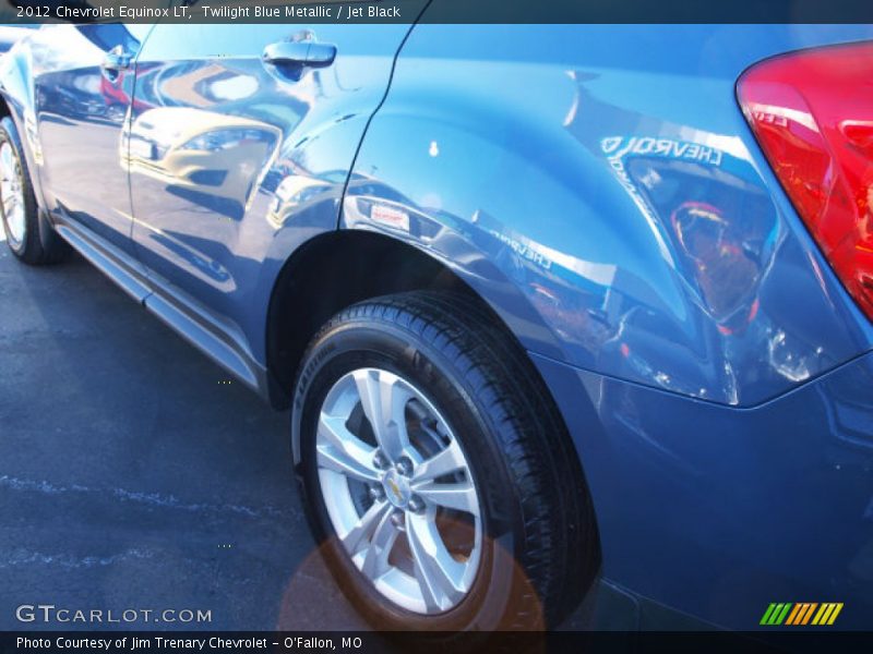 Twilight Blue Metallic / Jet Black 2012 Chevrolet Equinox LT