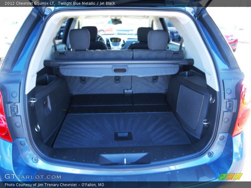 Twilight Blue Metallic / Jet Black 2012 Chevrolet Equinox LT