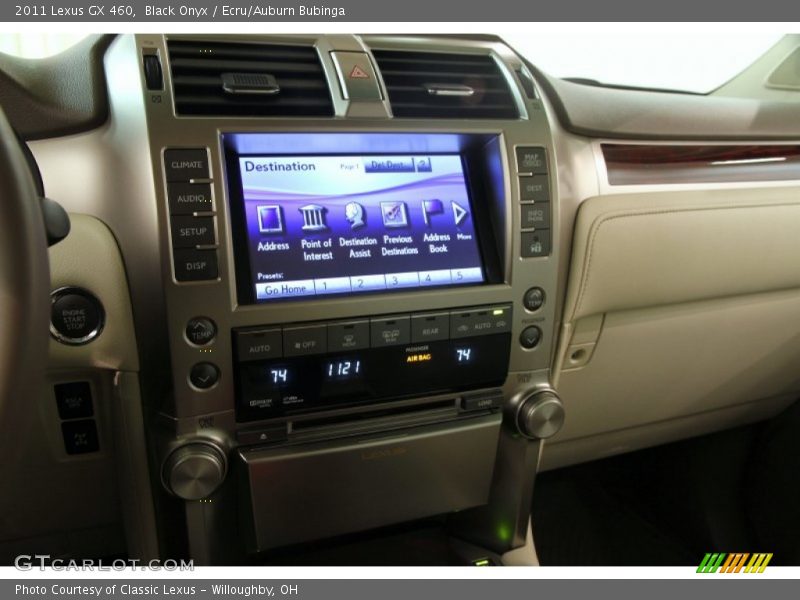 Black Onyx / Ecru/Auburn Bubinga 2011 Lexus GX 460