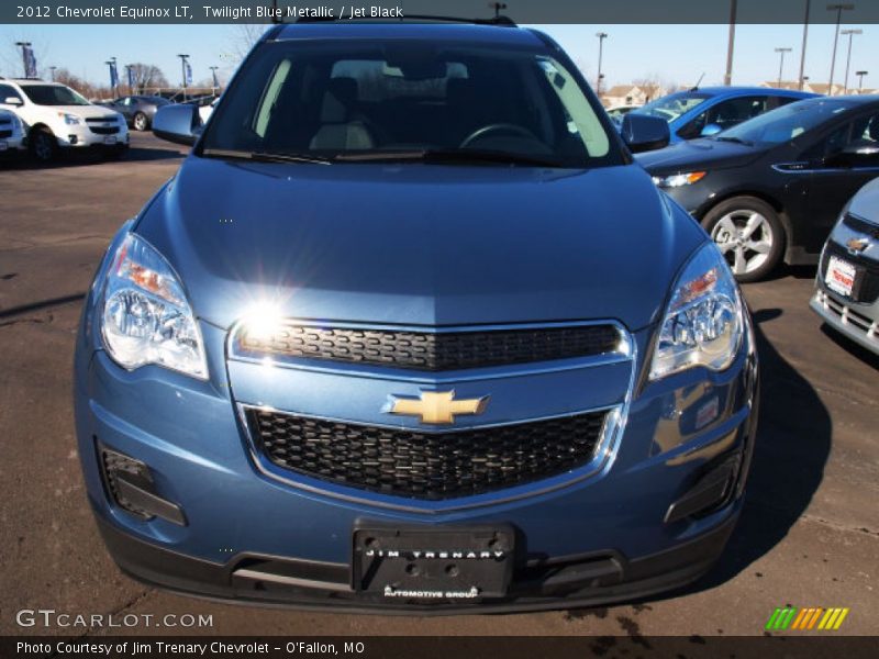 Twilight Blue Metallic / Jet Black 2012 Chevrolet Equinox LT