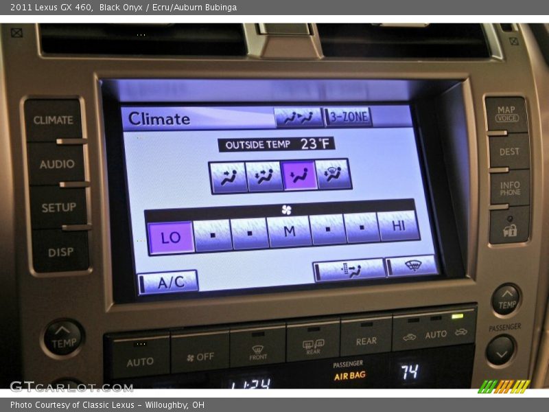 Black Onyx / Ecru/Auburn Bubinga 2011 Lexus GX 460