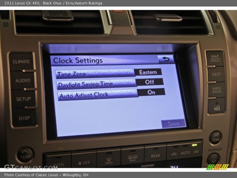 Black Onyx / Ecru/Auburn Bubinga 2011 Lexus GX 460