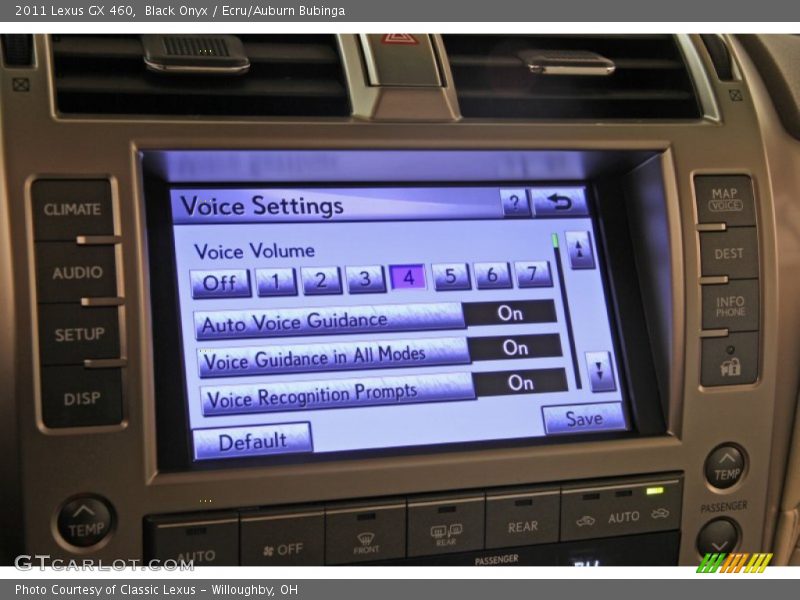 Black Onyx / Ecru/Auburn Bubinga 2011 Lexus GX 460