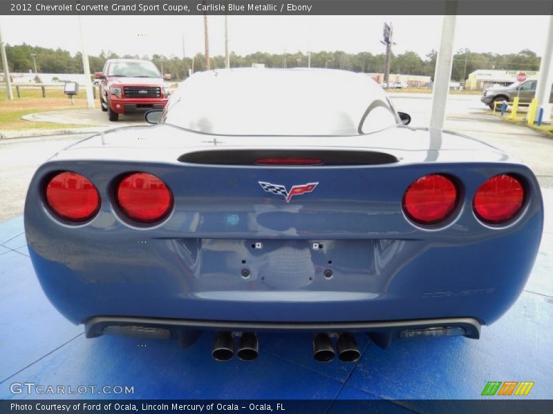 Exhaust of 2012 Corvette Grand Sport Coupe