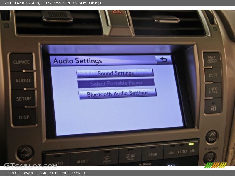 Black Onyx / Ecru/Auburn Bubinga 2011 Lexus GX 460