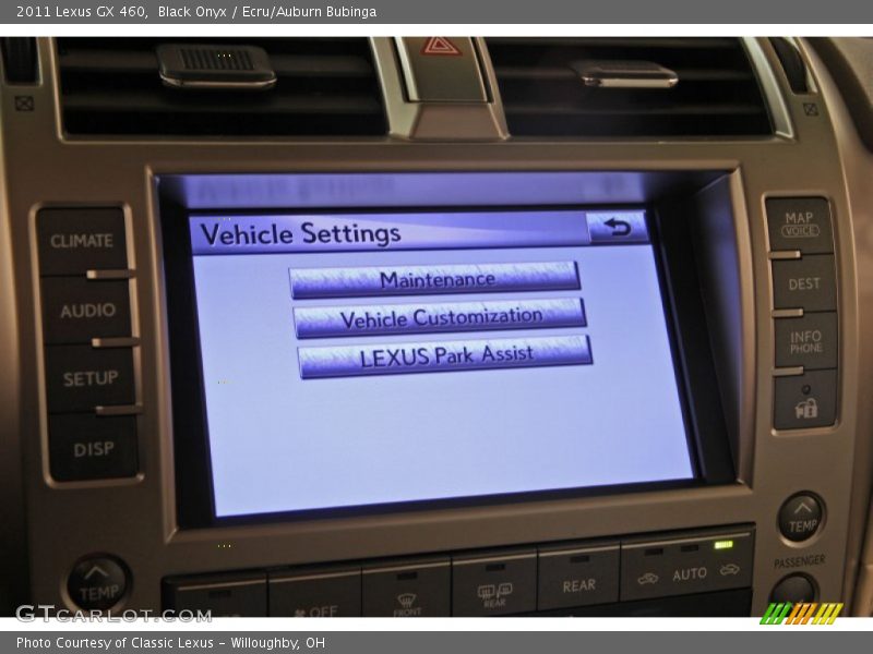 Black Onyx / Ecru/Auburn Bubinga 2011 Lexus GX 460