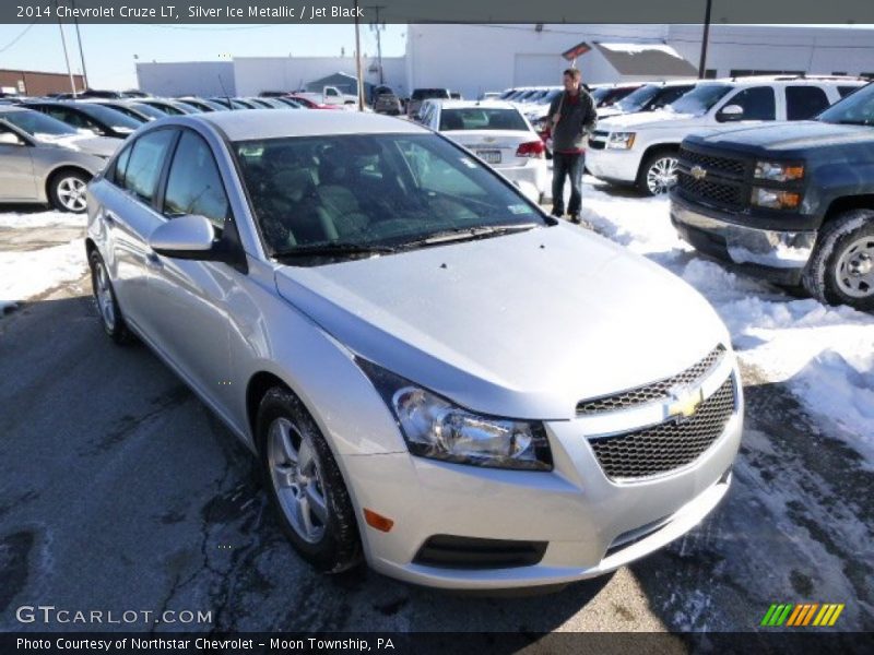 Silver Ice Metallic / Jet Black 2014 Chevrolet Cruze LT