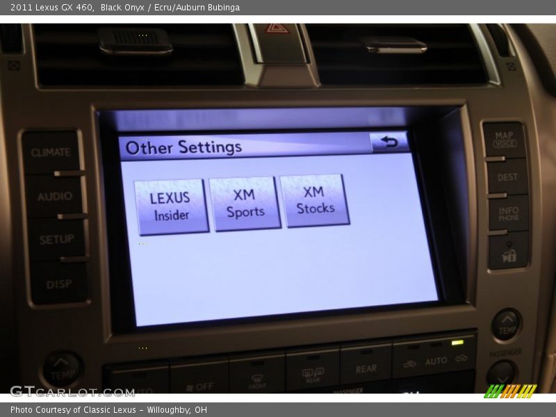 Black Onyx / Ecru/Auburn Bubinga 2011 Lexus GX 460