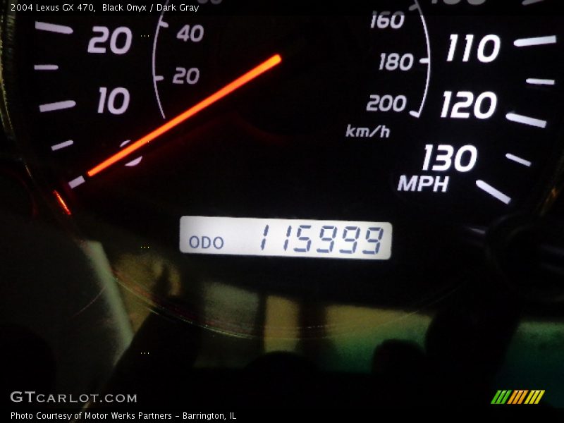 Black Onyx / Dark Gray 2004 Lexus GX 470