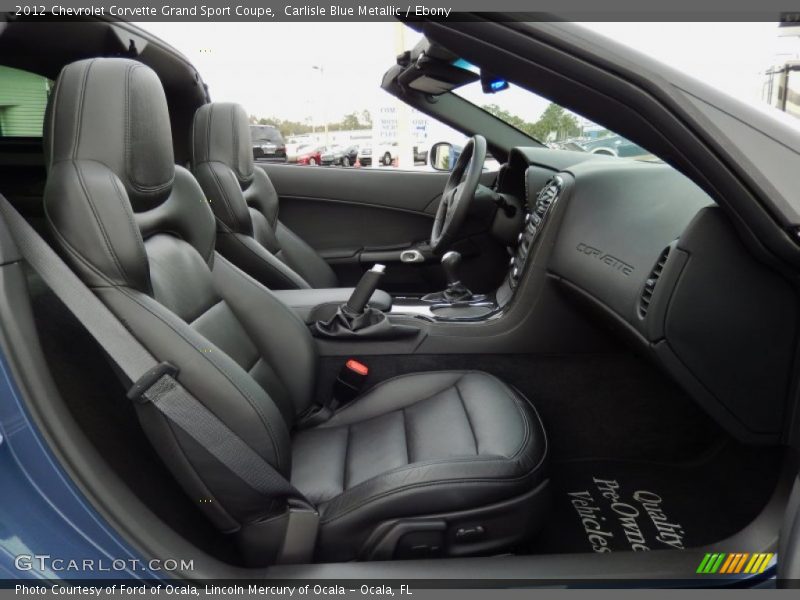 Front Seat of 2012 Corvette Grand Sport Coupe