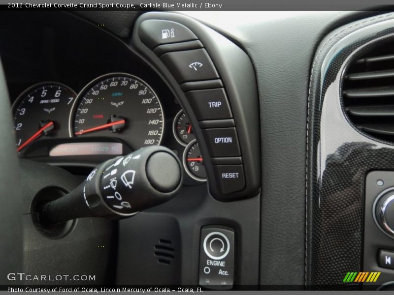 Controls of 2012 Corvette Grand Sport Coupe