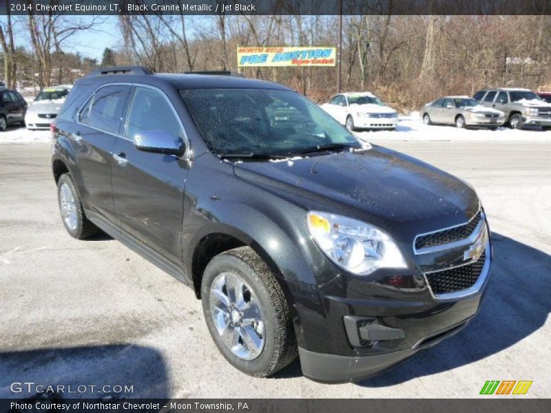 Black Granite Metallic / Jet Black 2014 Chevrolet Equinox LT