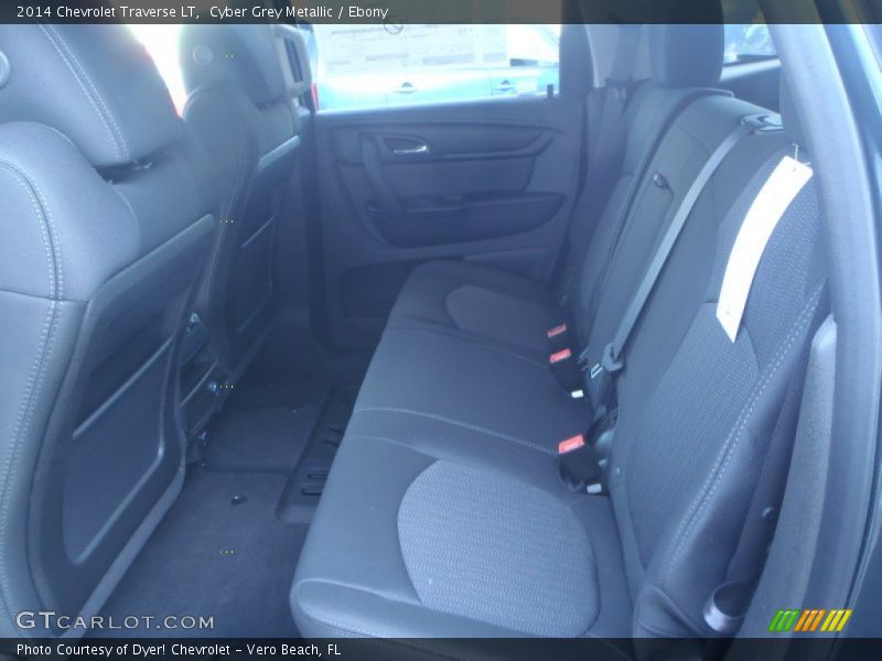 Cyber Grey Metallic / Ebony 2014 Chevrolet Traverse LT