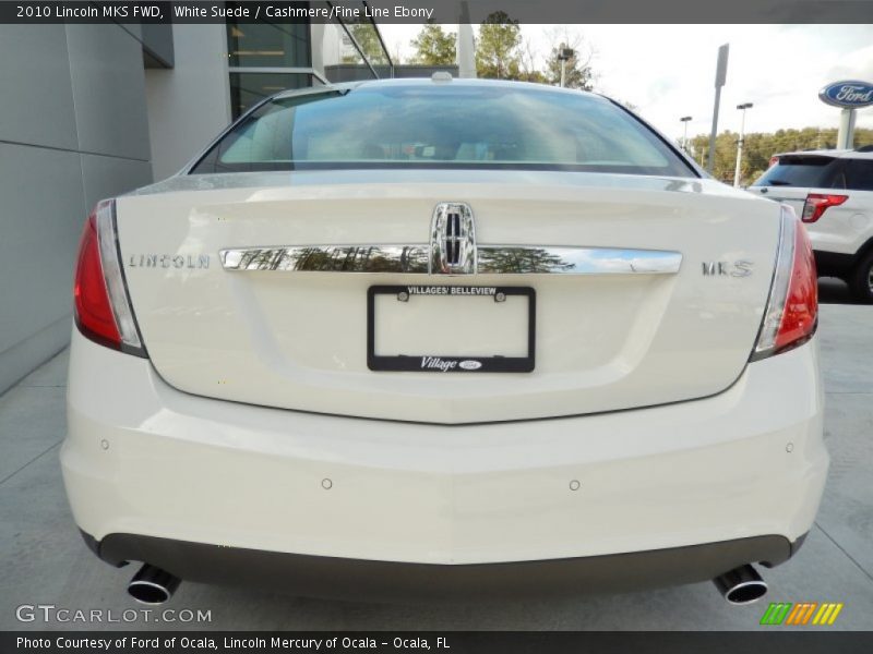 White Suede / Cashmere/Fine Line Ebony 2010 Lincoln MKS FWD