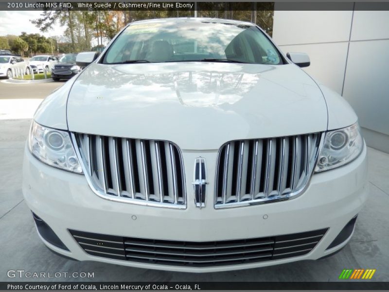 White Suede / Cashmere/Fine Line Ebony 2010 Lincoln MKS FWD