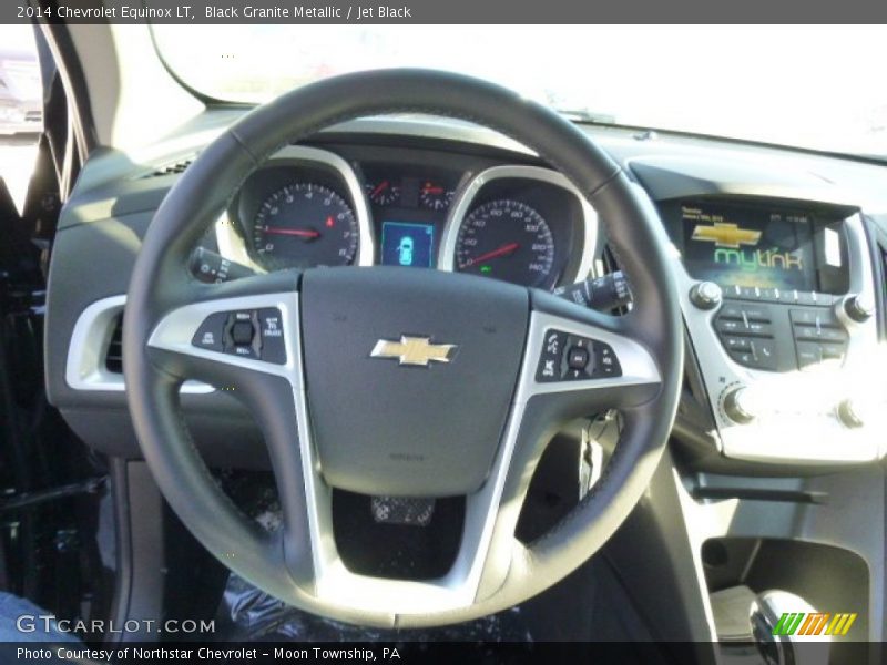 Black Granite Metallic / Jet Black 2014 Chevrolet Equinox LT