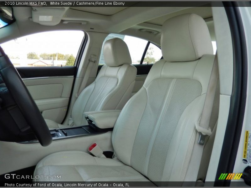 White Suede / Cashmere/Fine Line Ebony 2010 Lincoln MKS FWD