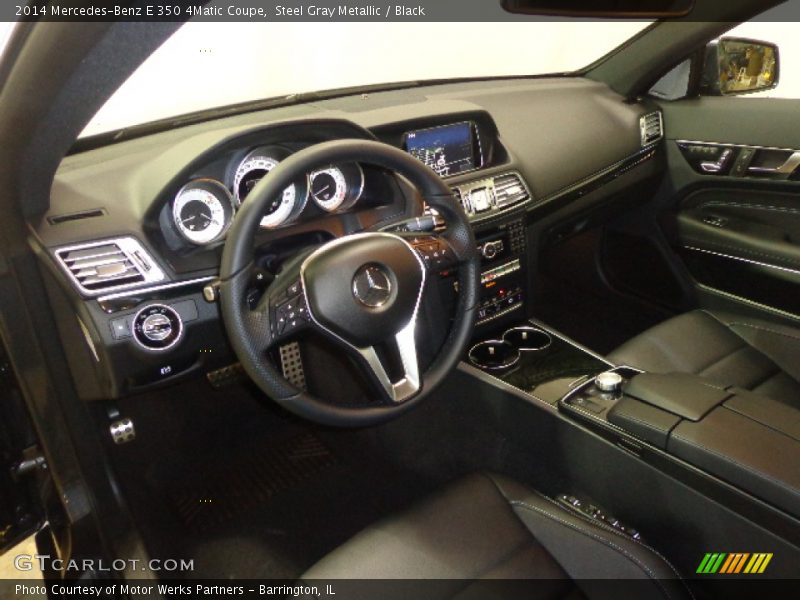 Black Interior - 2014 E 350 4Matic Coupe 